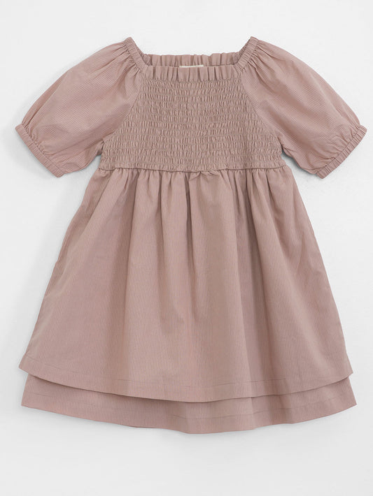 serendipity ORGANICS / Smock Dress Almond （3y,4y,5y)