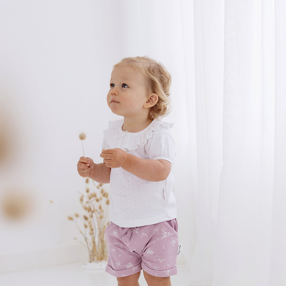 ASTER & OAK / Willow Floral Harem Shorts_Dawn Pink(2-3y,3-4y)