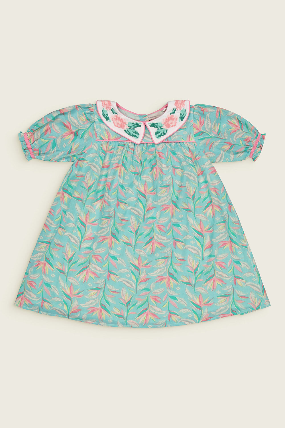 Bachaā / Naguine Dress _ Aquarelle print (2-3y,4-5y)