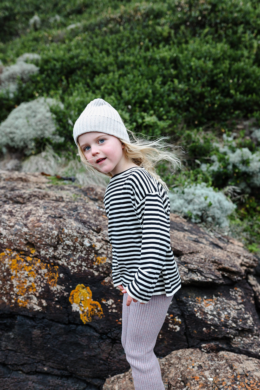 Grown / Organic Long Sleeve Top - Stripe(1,2,3,4,5)