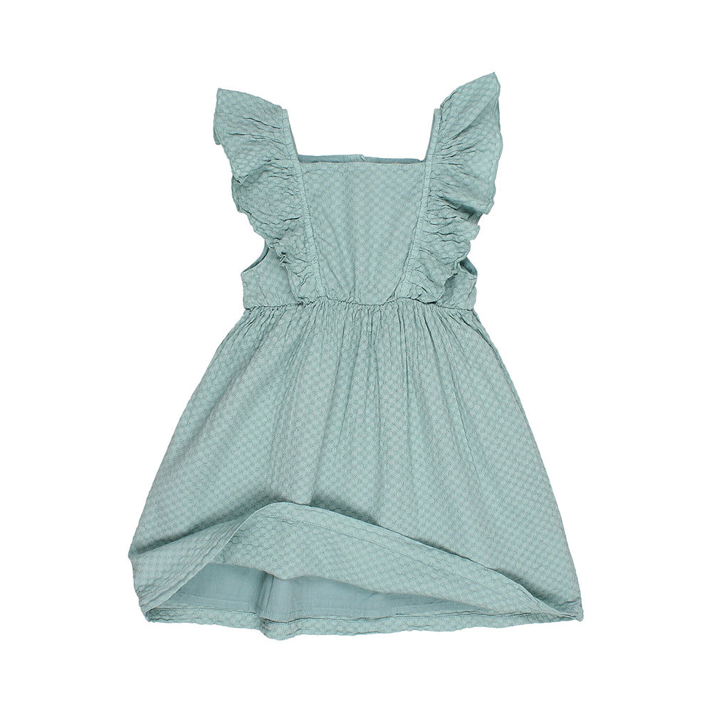 buho/ JACQUARD DRESS_SEA PINE(4y,6y)