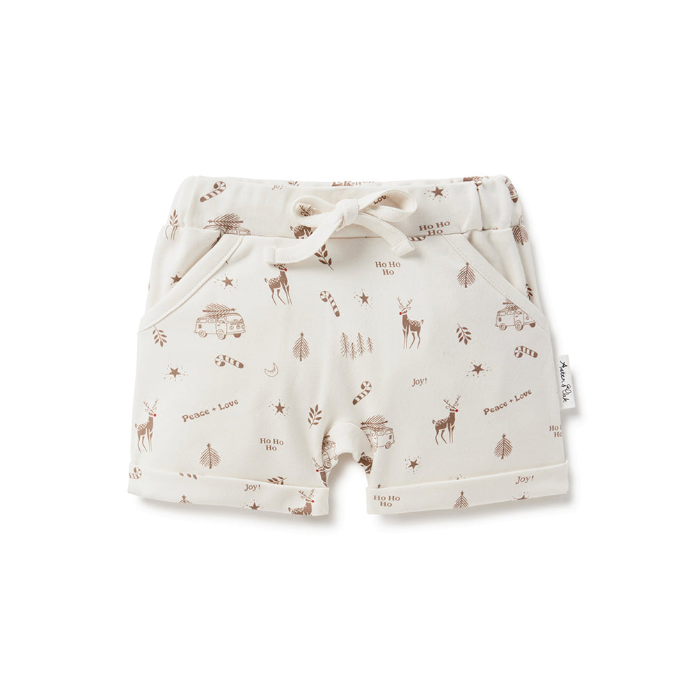 ASTER & OAK / Holidays Harem Shorts_Natural(2-3y,3-4y)