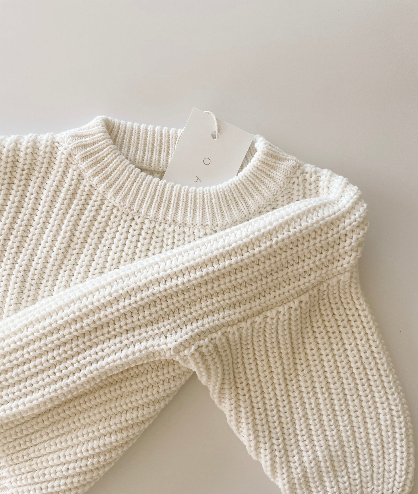 OAT / Powder Chunky Knit Sweater(2-3y,3-4y,4-5y)