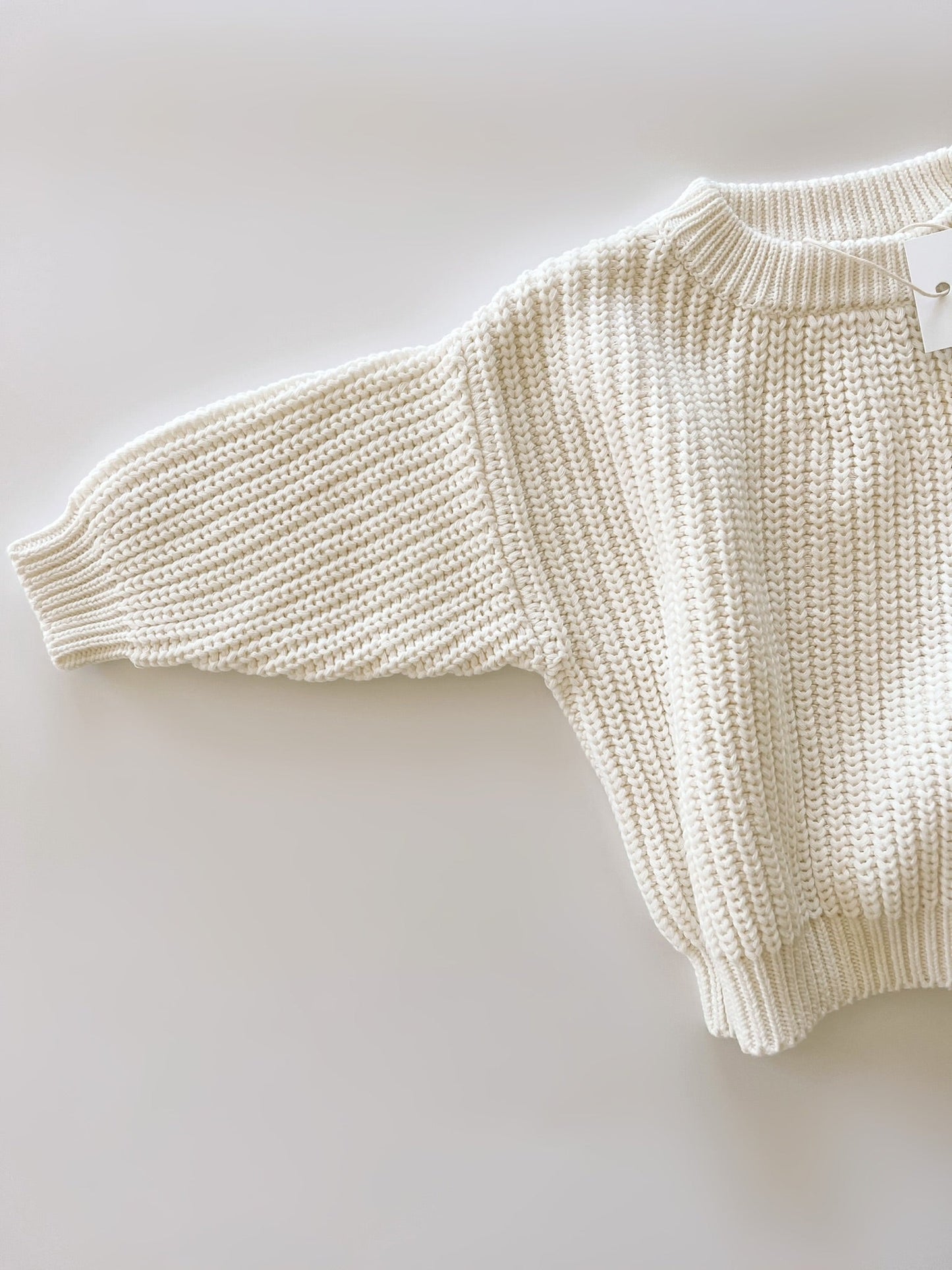 OAT / Powder Chunky Knit Sweater(2-3y,3-4y,4-5y)