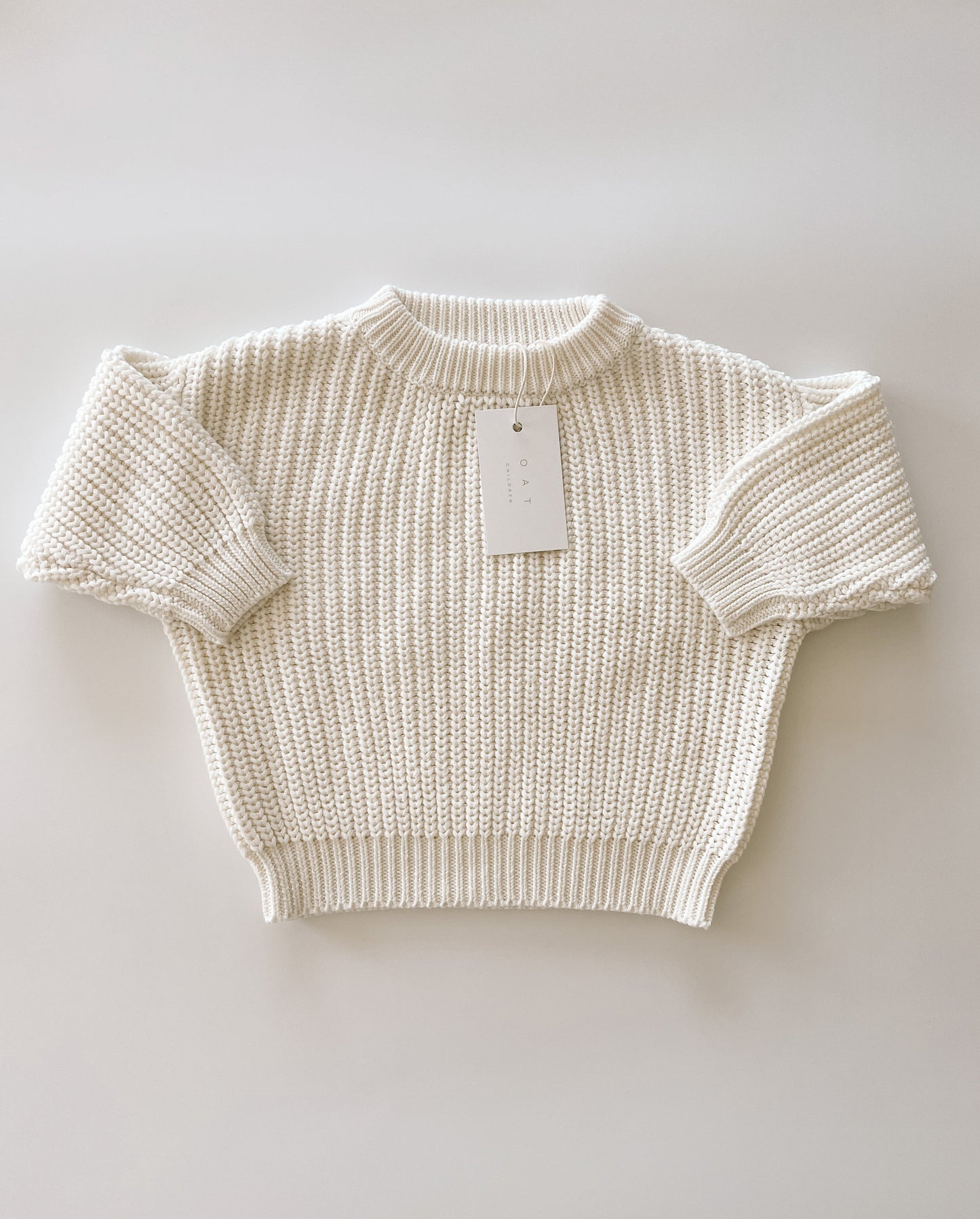 OAT / Powder Chunky Knit Sweater(2-3y,3-4y,4-5y)