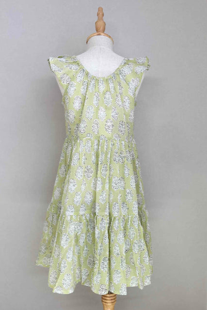 ALAKAI / Little Matilda Dress / Olive（3y,4y,5y,6-7y,8-9y）