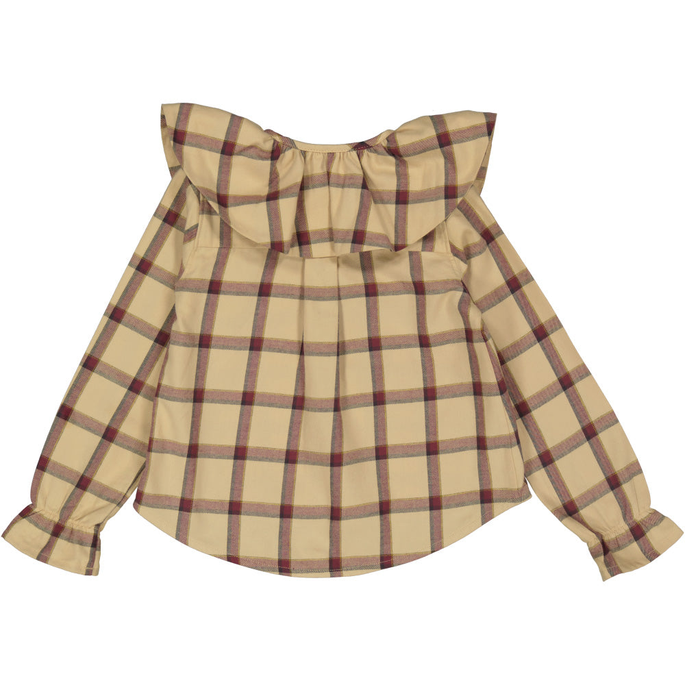 LOIR paris/Chemise BERTHE_tartan vanille(4y,6y)