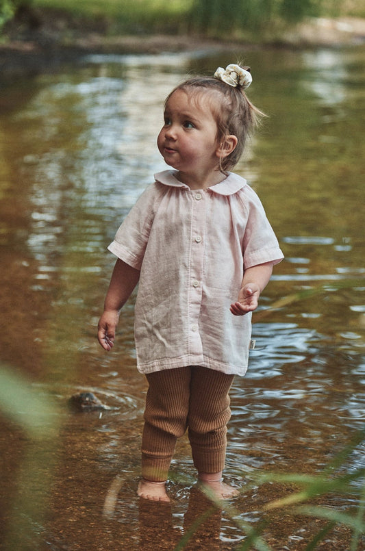 poudre organic / BLOUSE ANCOLIE_Rose Quartz(2y,3y)