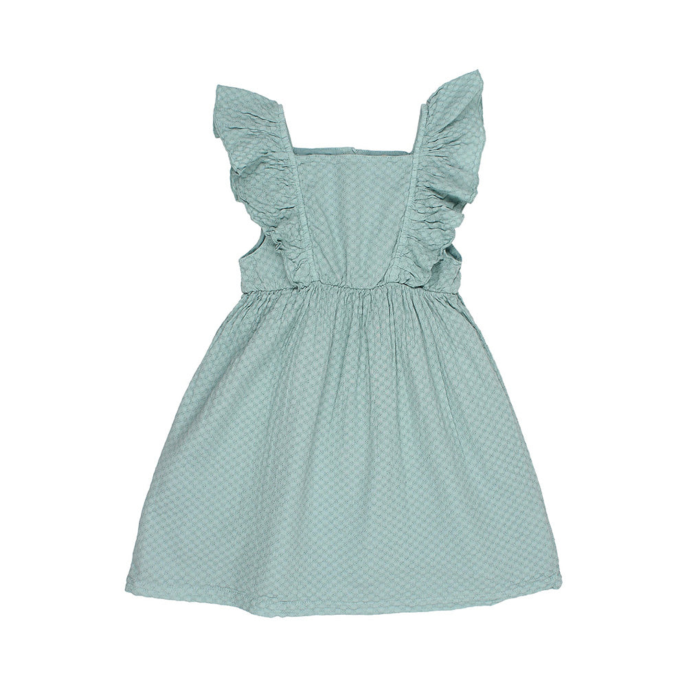 buho/ JACQUARD DRESS_SEA PINE(4y,6y)