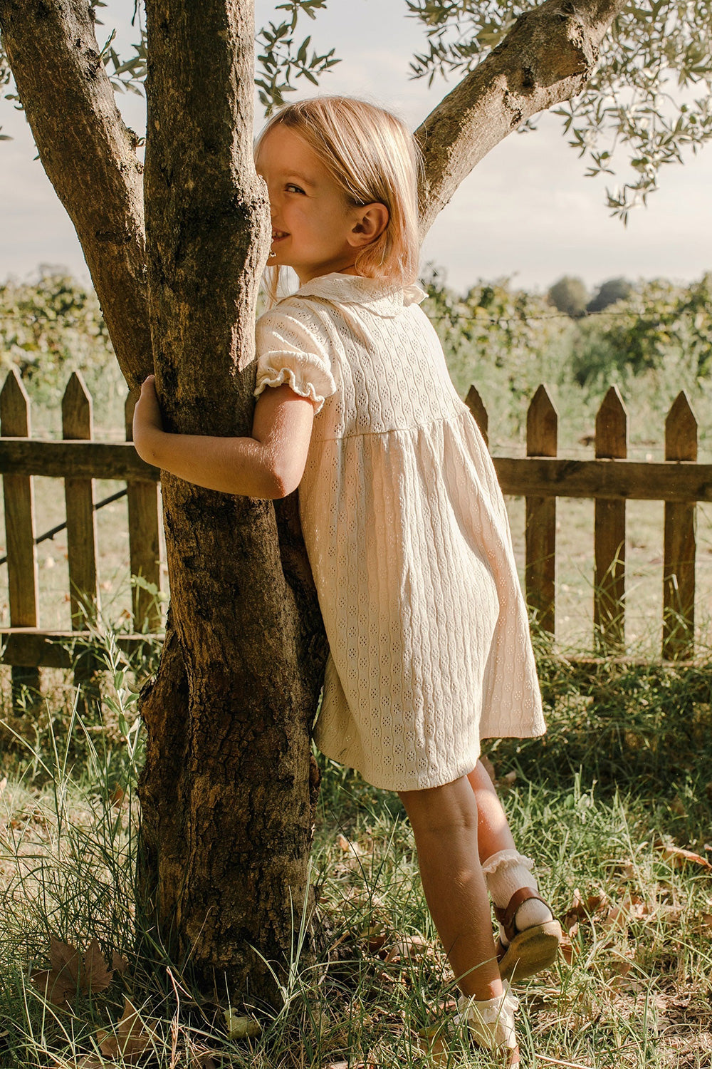 marsou / SALTARELLE DRESS_Ecru Crochet(2-3y,3-4y,5-6y,7-8y)