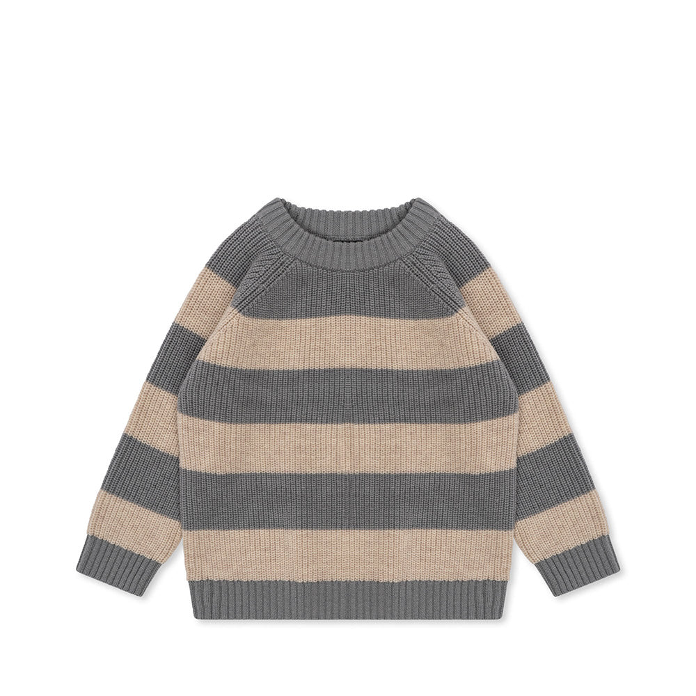 Konges Sloejd / VITUM KNIT BLOUSE_SLEET STRIPE（2y,3y,4y）