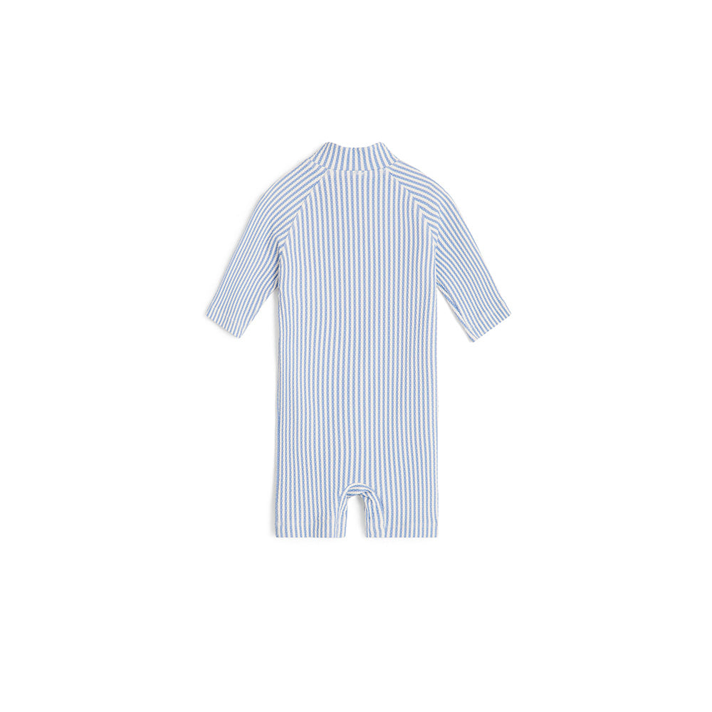 garbo&friends / UV Suit_Stripe Blue(6-12m,1-2y)