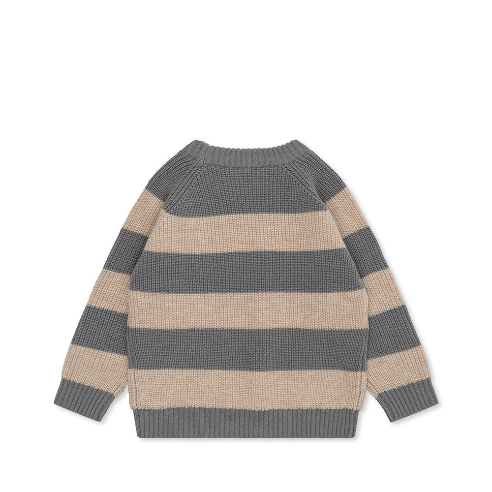 Konges Sloejd / VITUM KNIT BLOUSE_SLEET STRIPE（2y,3y,4y）