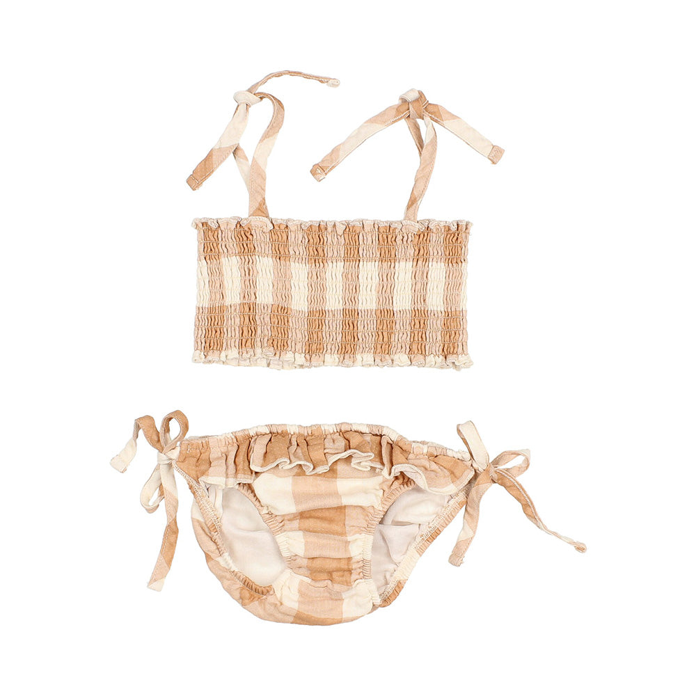 buho/ GINGHAM BIKINI(2y,3y,4y,6y)