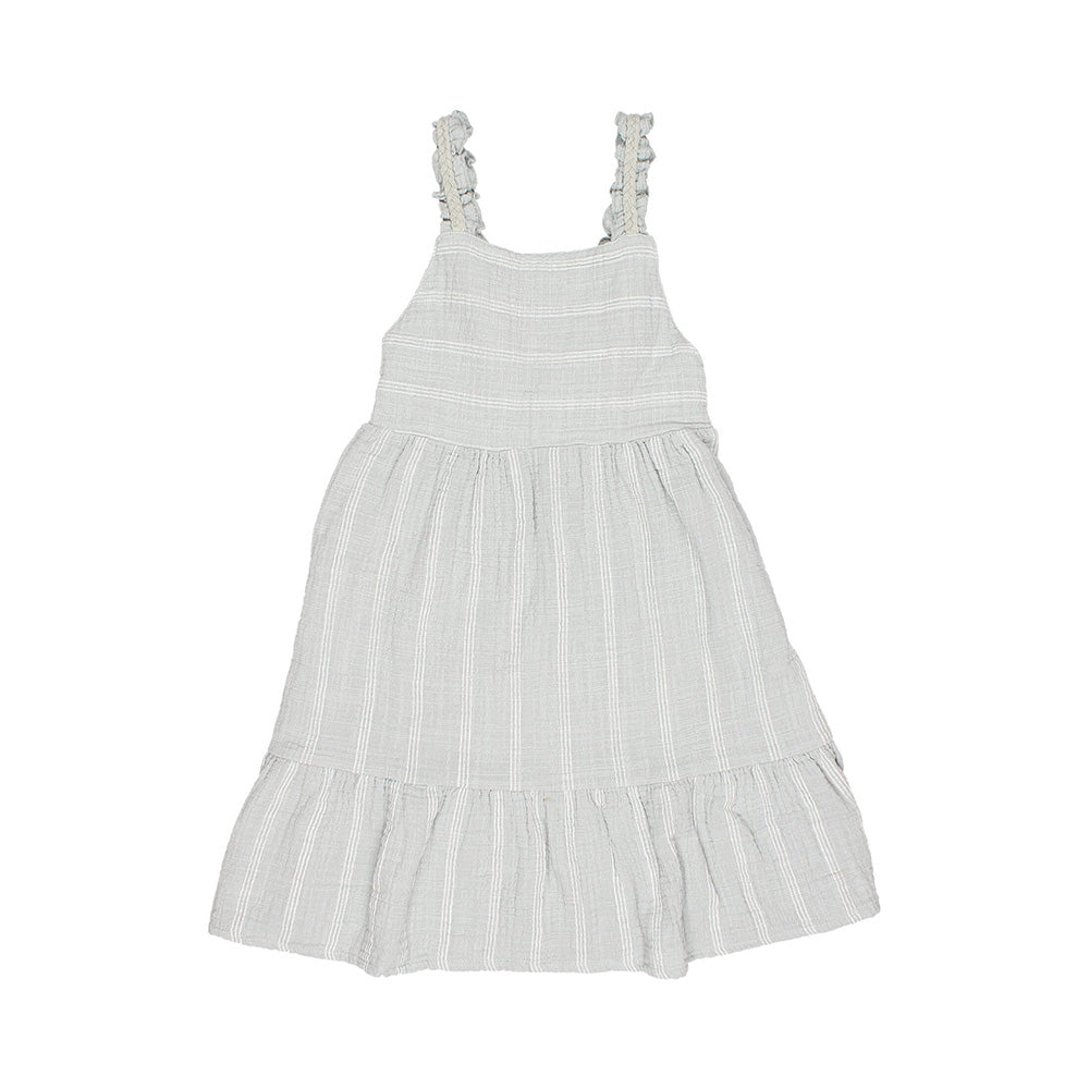 buho/ STRIPES DRESS_MOON(3y,4y,6y)