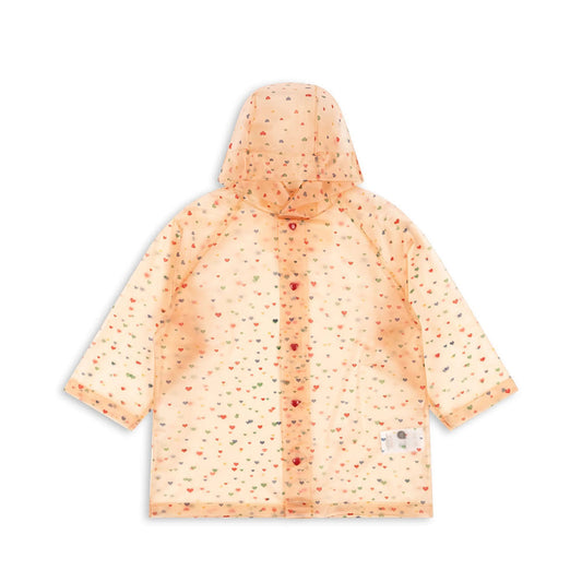 Konges Sloejd / brume raincoat - multi heart（2y）