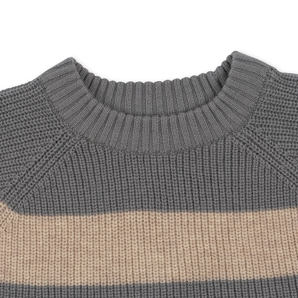 Konges Sloejd / VITUM KNIT BLOUSE_SLEET STRIPE（2y,3y,4y）