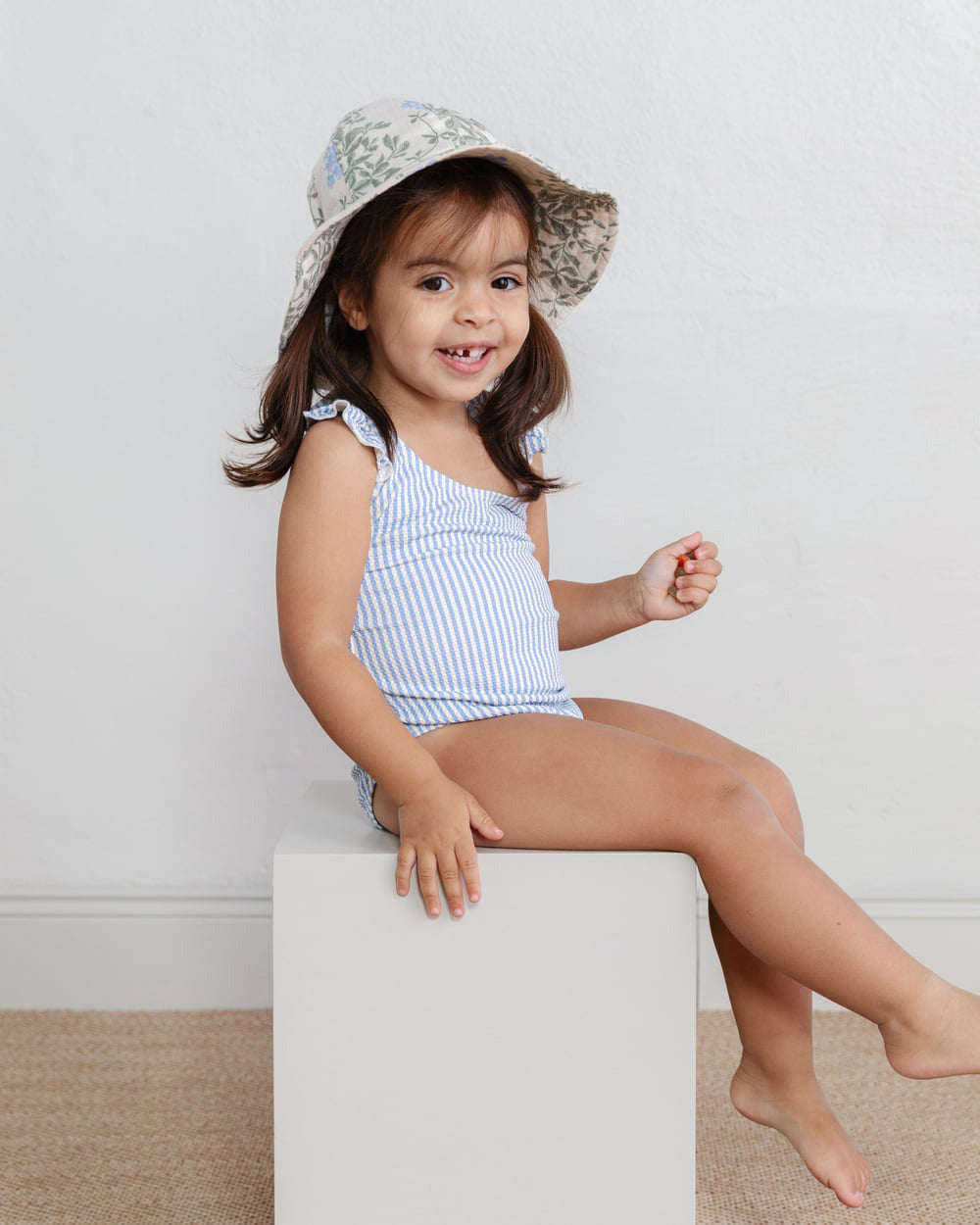 garbo&friends / Swimsuit_Stripe Blue (1-2y,3-4y,5-6y)