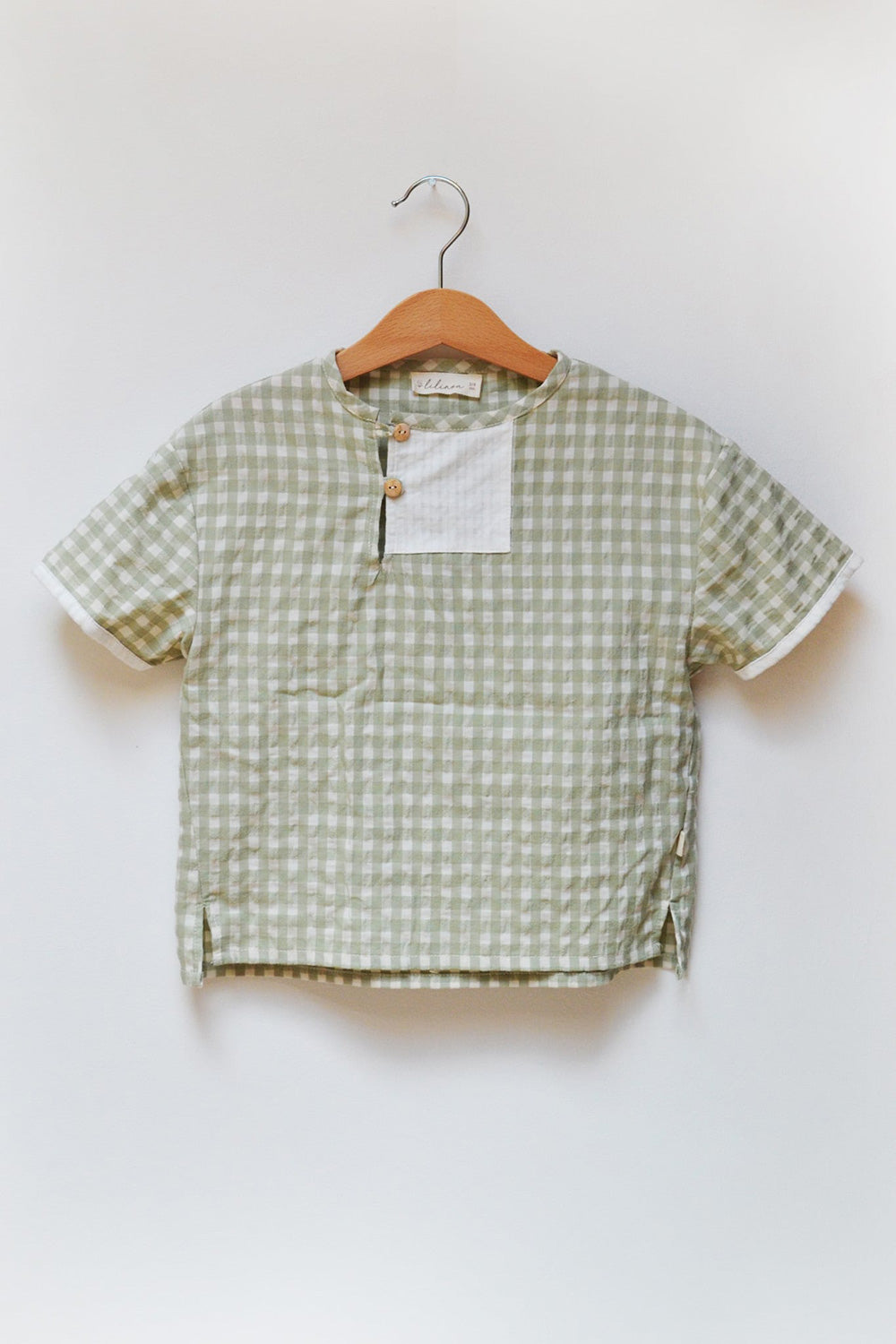 lilinoa/Top Jean_green checks(1-2y,2-3y,3-4y,5-6y)