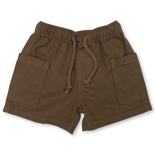 Grown / Pocket Shorts - Mud (1y)