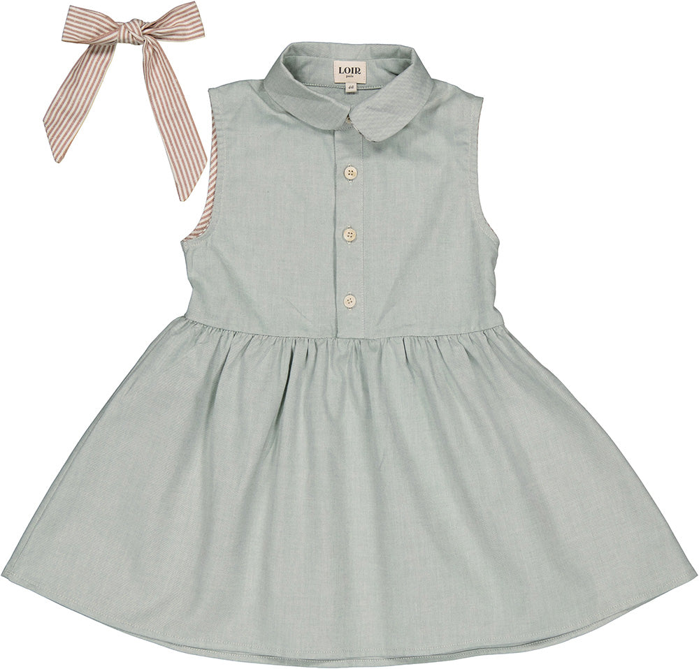 LOIR paris / Robe OLIVIA_green(2y,3y,4y,6y)