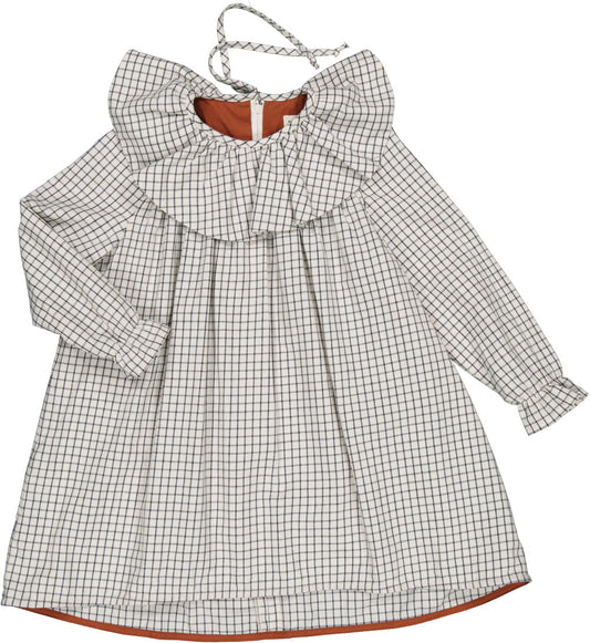 LOIR paris/Robe MARY  carreaux milk(2y,3y,4y,6y)