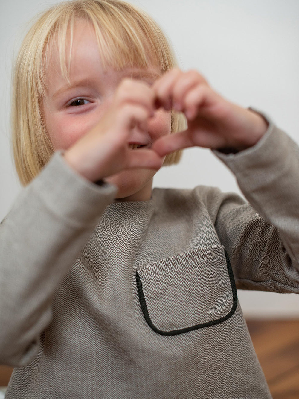 LOIR paris/Blouse en Chevron TRUDAINE(4y,6y)